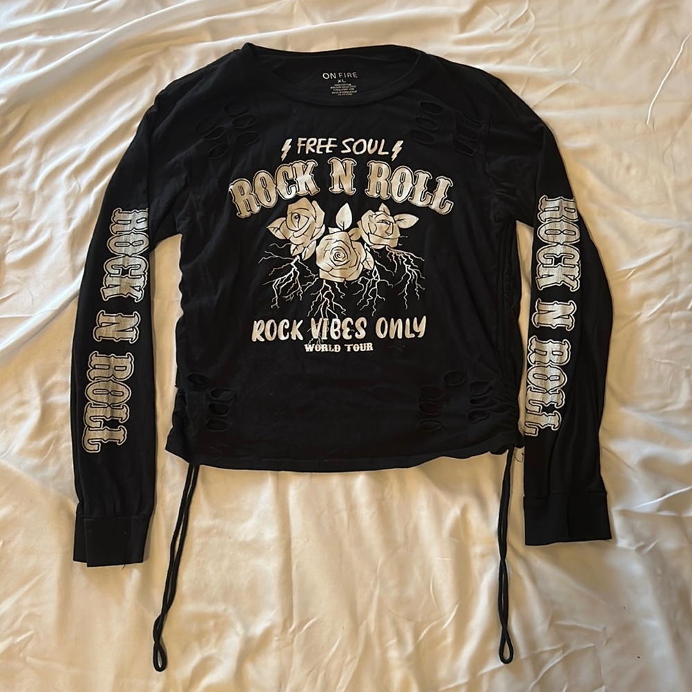 Rock N Roll Long Sleeve Top (3 FOR $55)